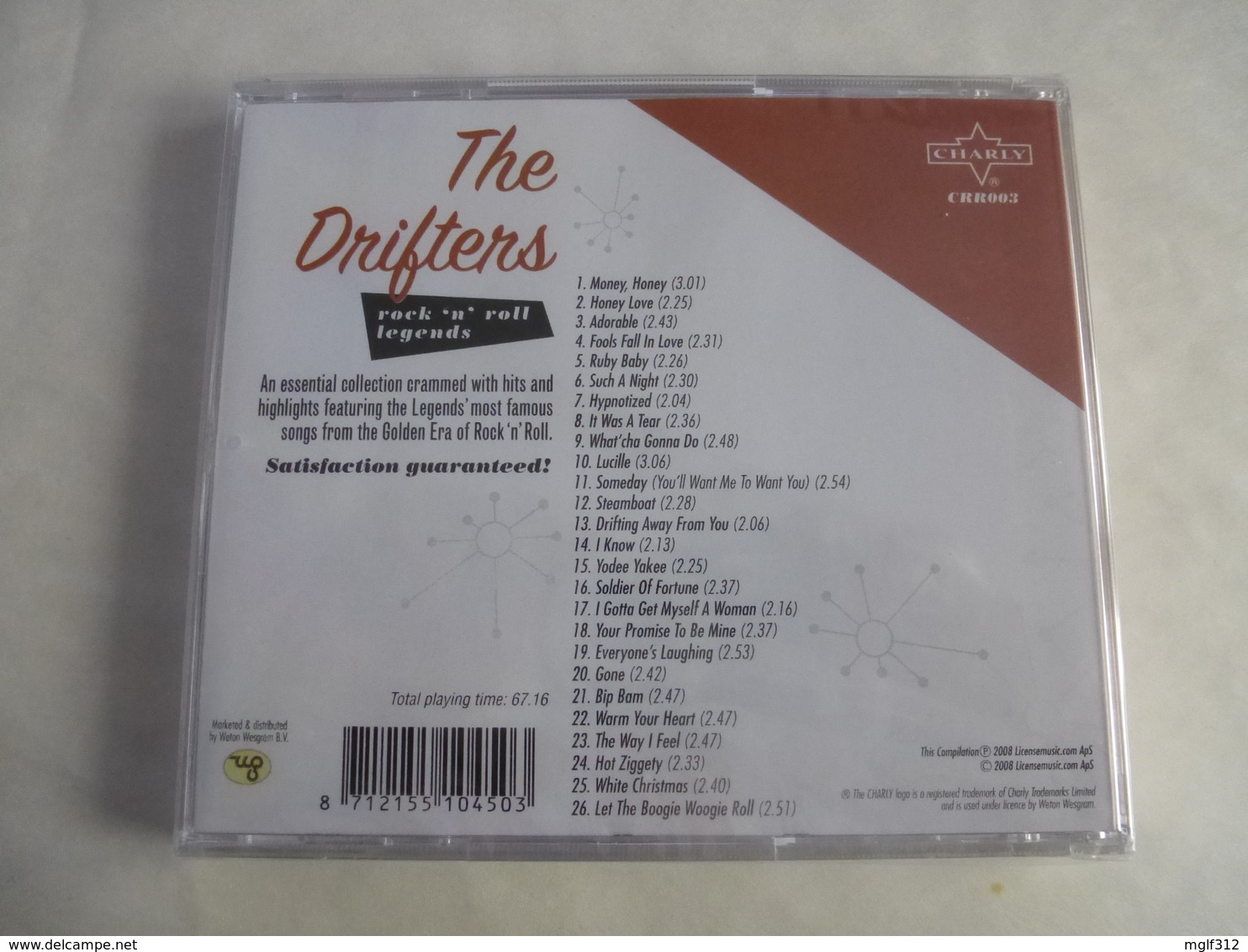 THE DRIFTERS - Rock'n'Roll - CD 26 Titres - Edition CHARLY 2008 - Détails 2éme Scan - Collectors