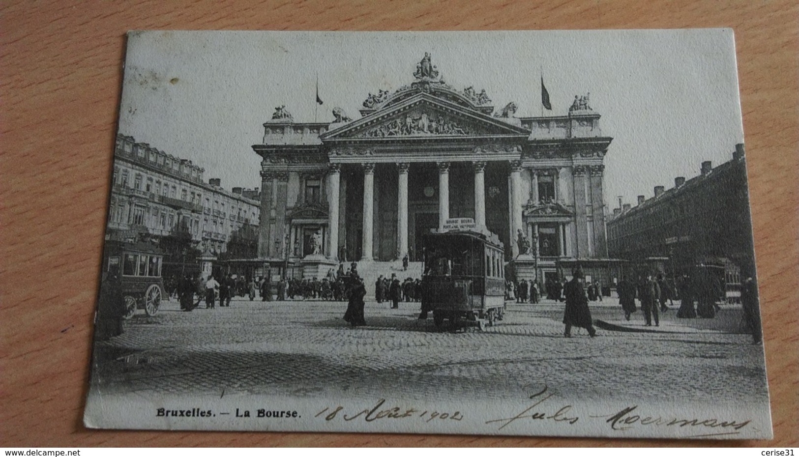 CPA -  BRUXELLES - LA BOURSE - Monuments, édifices