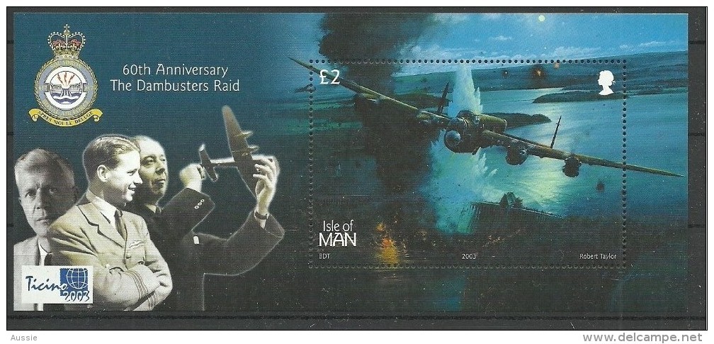 Île De Man 2003 Yvertn° Bloc 53 *** MNH Cote 10,00 Euro Surcharge Ticino 2003 - Isle Of Man