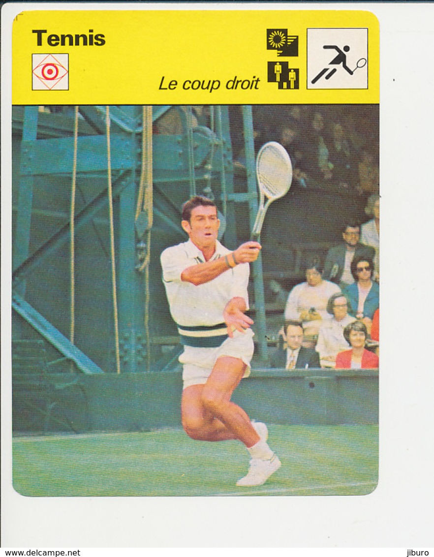 Le Coup Droit Ken Rosewall  / Vintage Sport 01-FICH-Tennis-4 - Sports