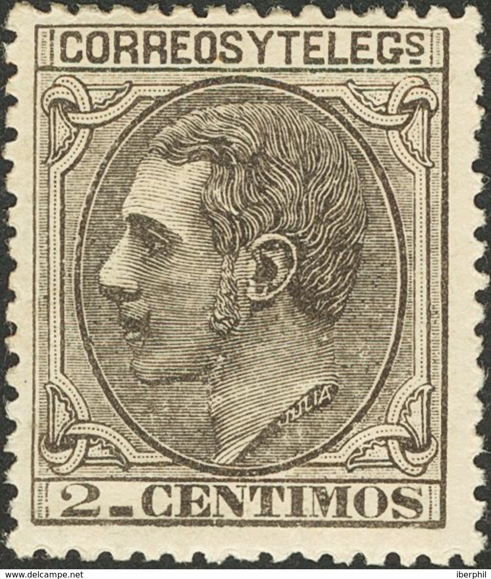 1º Y 2º Centenario. *200. 1879. 2 Cts Negro. Muy Bien Centrado. MAGNIFICO. - Andere & Zonder Classificatie