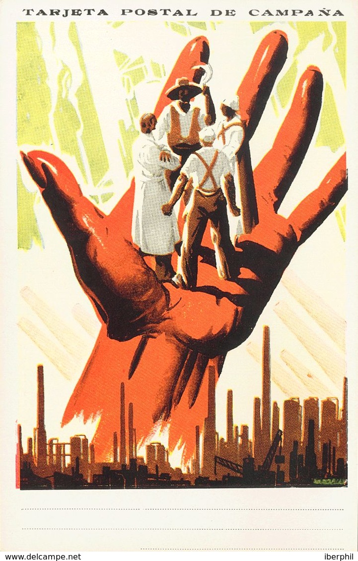 Guerra Civil, Tarjeta Postal Republicana. (*). (1937ca). Tarjeta Postal Del Partido Comunista De España, CONDICIONES PAR - Andere & Zonder Classificatie