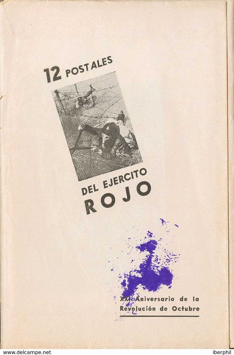 Guerra Civil, Tarjeta Postal Republicana. (*). (1937ca). Juego Completo De Las Doce Tarjetas Postales Fotográficas De AL - Other & Unclassified
