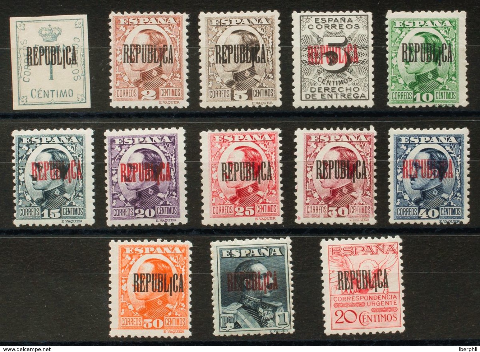 Emisiones Locales Republicanas, Barcelona. *5/17heb. 1931. Serie Completa (el 2 Cts Y 50 Cts, Leves Adelgazamientos Sólo - Andere & Zonder Classificatie