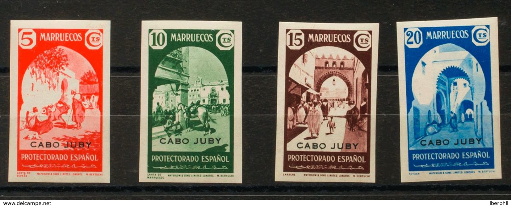 Cabo Juby. **112/15s. 1939. Serie Completa. SIN DENTAR. MAGNIFICA. Edifil 2018: 74 Euros - Cape Juby