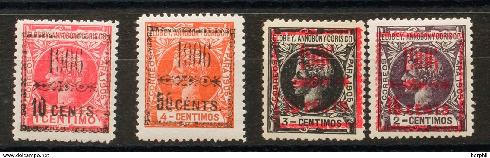Elobey, Annobón Y Corisco. *34A/D. 1906. Serie Completa. Excelentes Centrajes. MAGNIFICA. - Andere & Zonder Classificatie