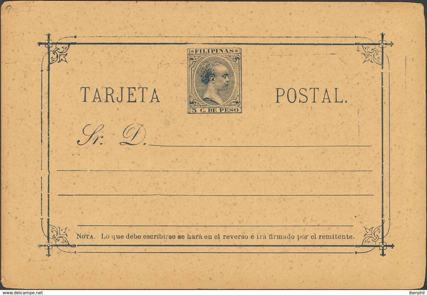 Filipinas, Entero Postal. (*)EP8/9. 1894. 2 Ctvos Carmín Y 3 Ctvos Azul, Sobre Tarjetas Entero Postales (manchitas). MAG - Andere & Zonder Classificatie