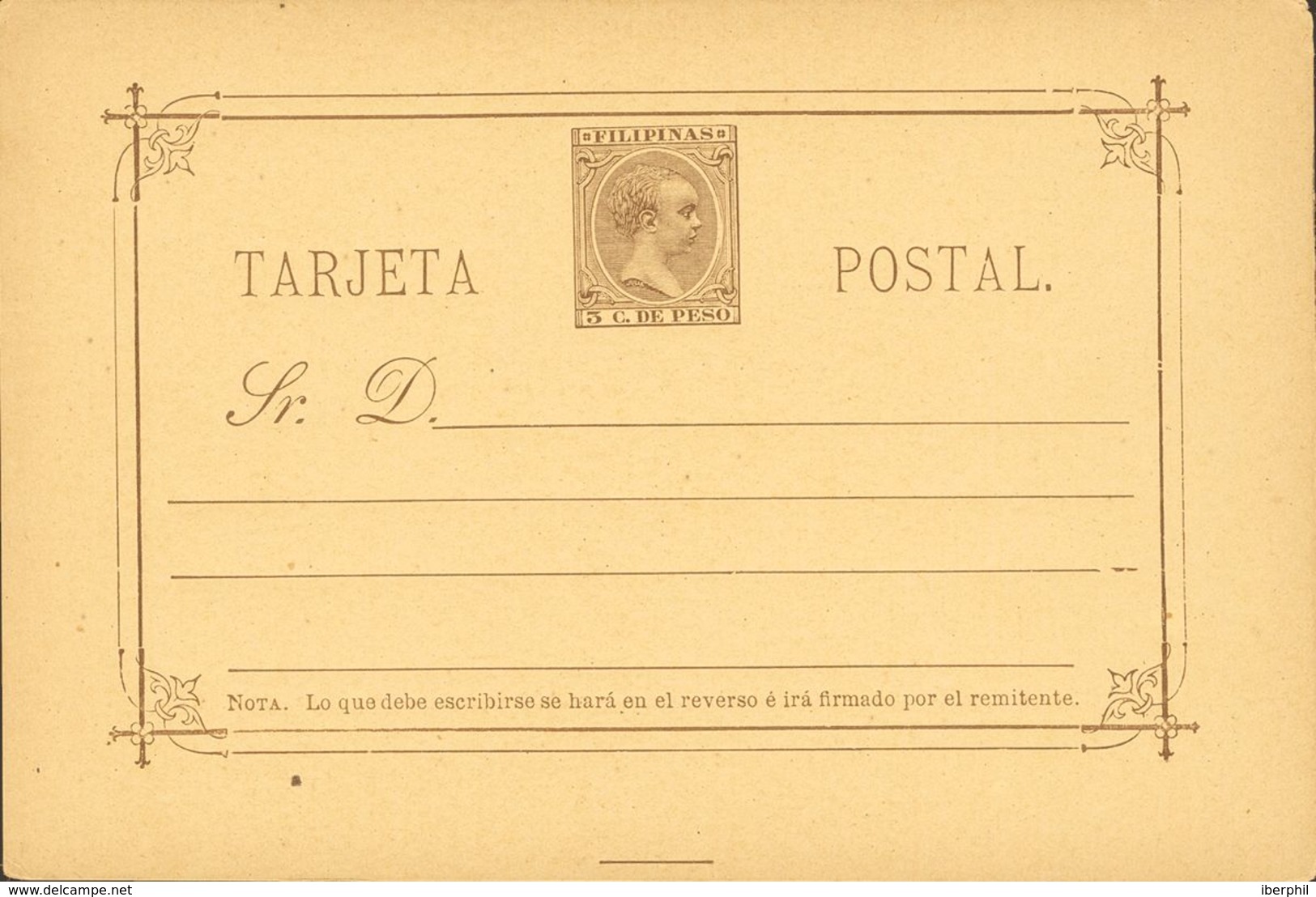 Filipinas, Entero Postal. (*)EP10/11. 1896. 2 Cts Azul Y 3 Cts Castaño Sobre Tarjetas Entero Postales. MAGNIFICAS. Edifi - Andere & Zonder Classificatie