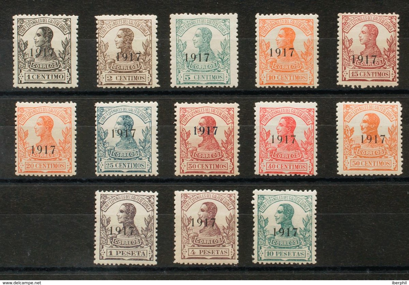 Guinea. *111/23. 1917. Serie Completa. MAGNIFICA. Edifil 2018: 535 Euros - Andere & Zonder Classificatie