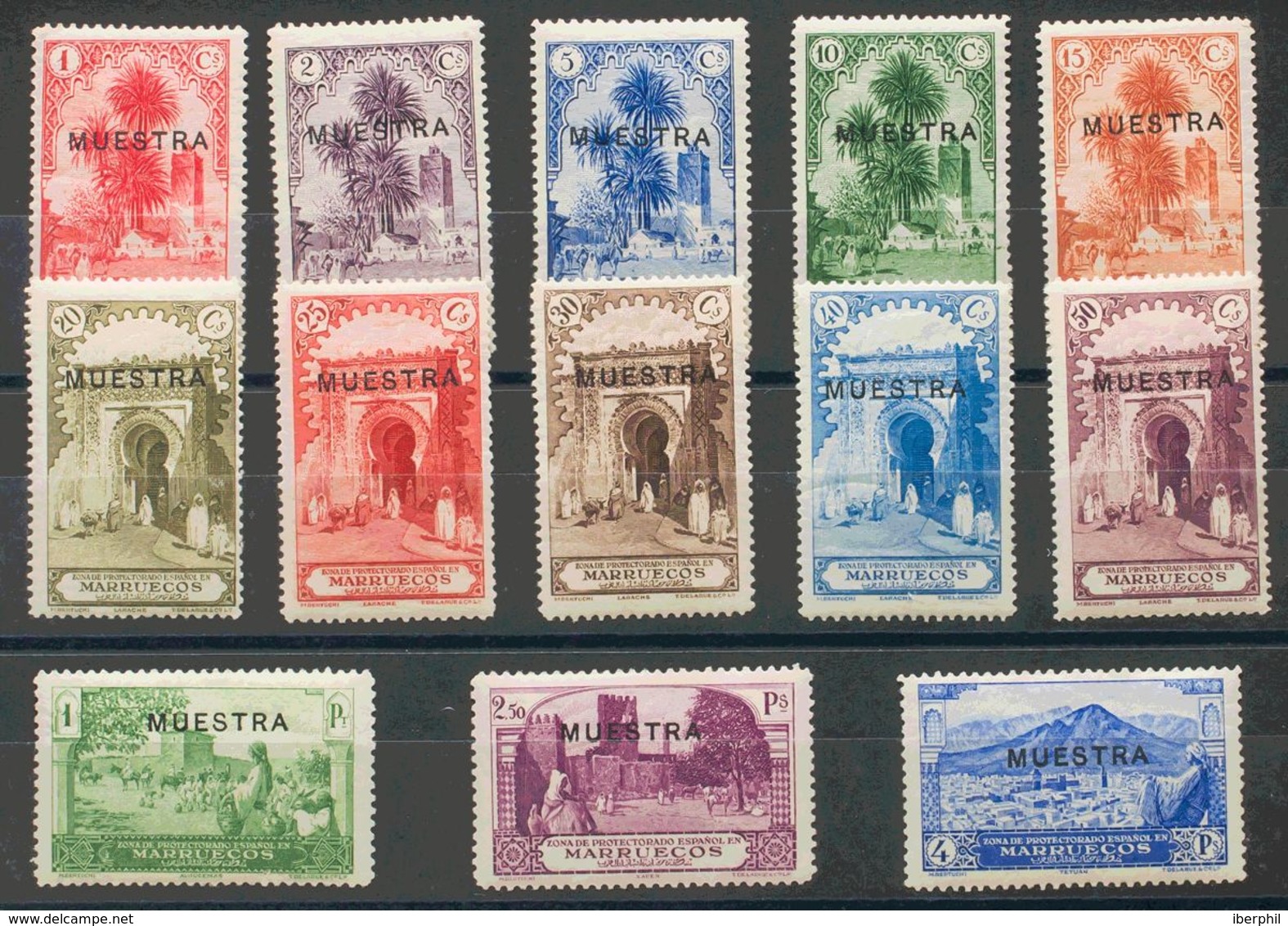 Marruecos. *105/17M. 1928. Serie Completa, Falta El Urgente. MUESTRA. MAGNIFICA. Edifil 2013: 186,4 Euros - Andere & Zonder Classificatie