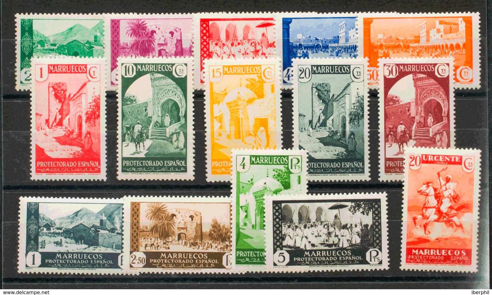 Marruecos. *133/47. 1933. Serie Completa. MAGNIFICA. Edifil 2019: 325 Euros - Andere & Zonder Classificatie
