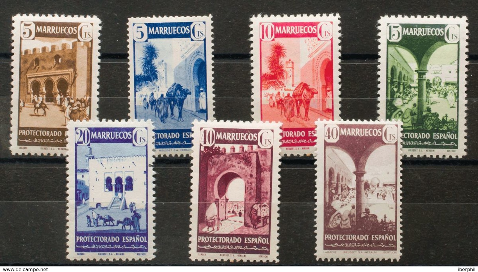 Marruecos. *234/40. 1941. Serie Completa. MAGNIFICA. Edifil 2018: 98 Euros - Andere & Zonder Classificatie