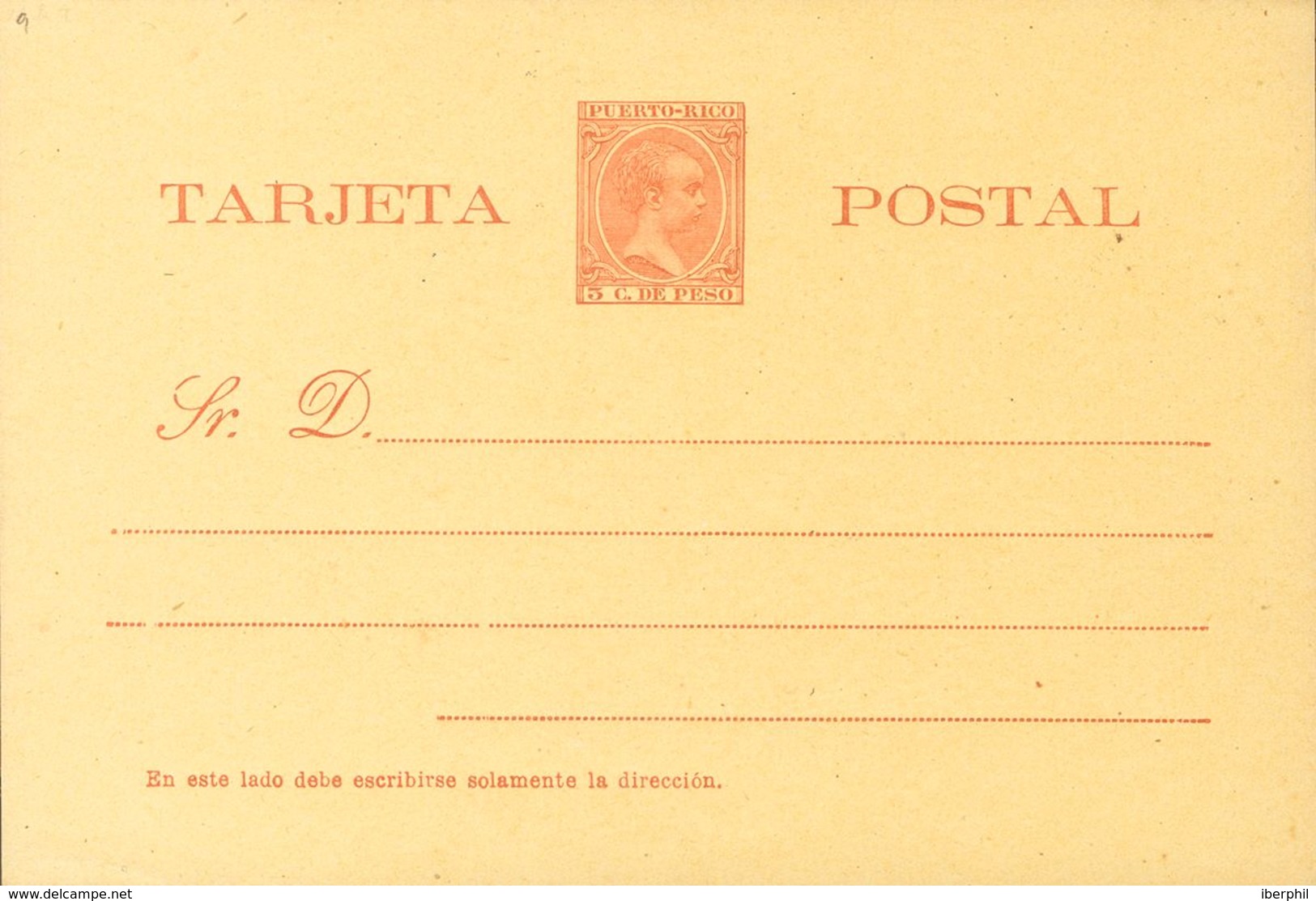 Puerto Rico, Entero Postal. (*)EP7/8. 1896. 2 Ctvos Verde Azul Y 3 Ctvos Castaño Rojo, Sobre Tarjetas Entero Postales. M - Andere & Zonder Classificatie