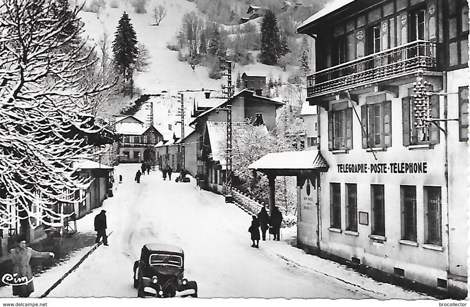 SAINT GERVAIS ( 74 ) - Hôtel Des Postes  ( C.P.S.M. , Pt - Ft ) - Saint-Gervais-les-Bains