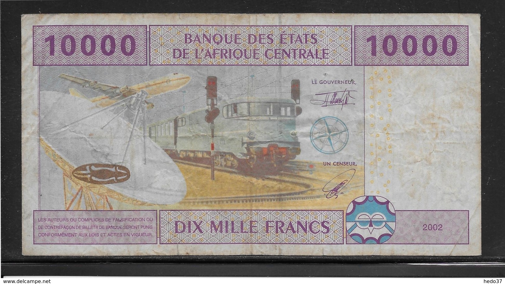 Cameroun - 10000 Francs - Pick N°210U - TB - Kameroen