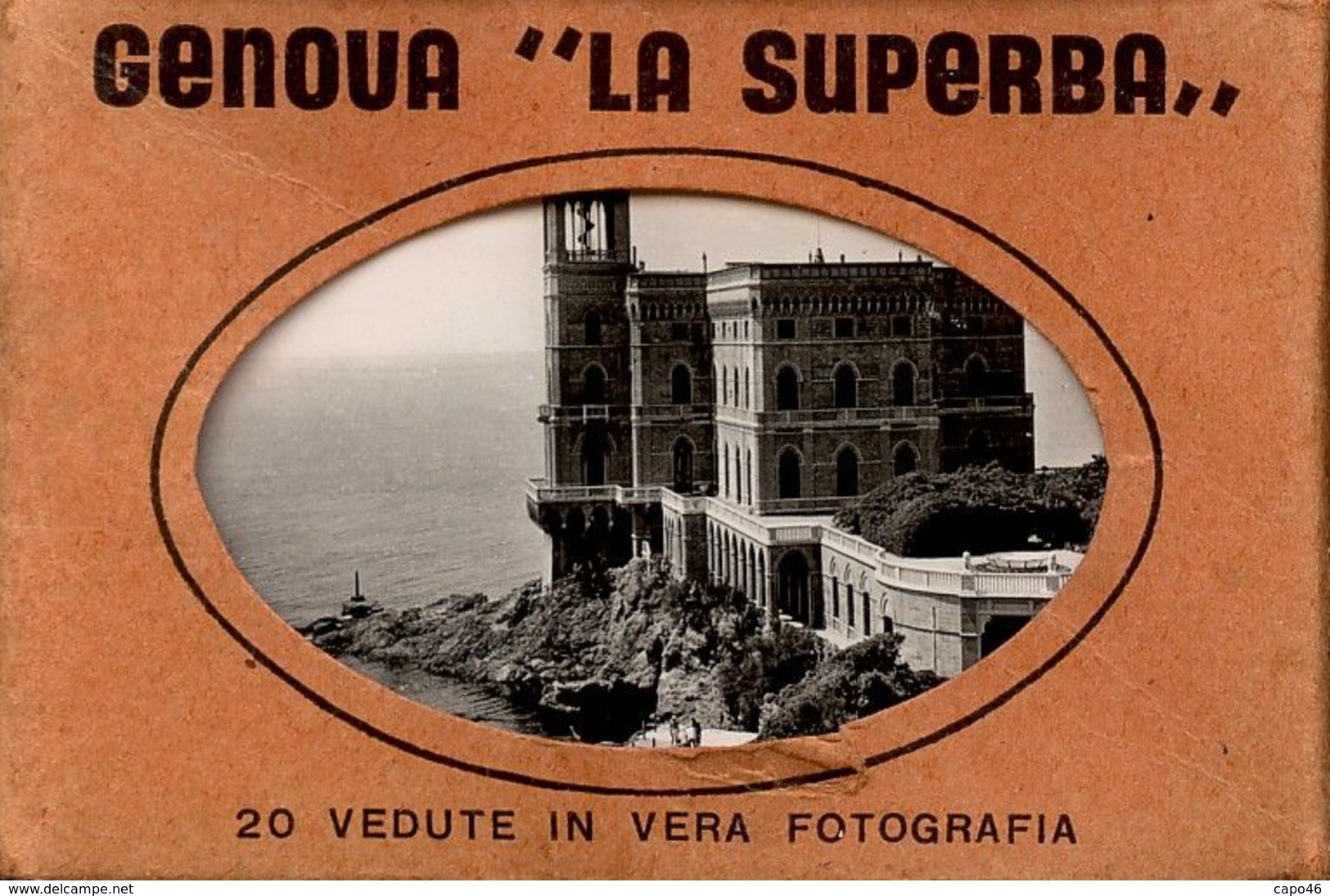 DT 9 -GENOVA LA SUPERBA - 20 VEDUTE IN VERA FOTOGRAFIA - Dimensioni Mm. 100 X 70 - Dépliants Turistici