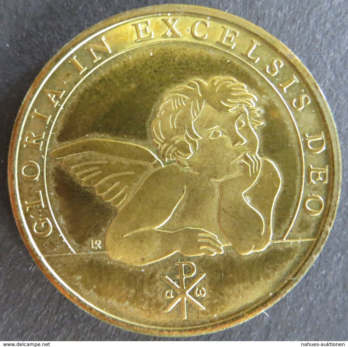 Medaille Deutschland Ca. 1980 Weihnachtsmedaille Pax In Terra 10g Bronze Stgl - Sonstige & Ohne Zuordnung