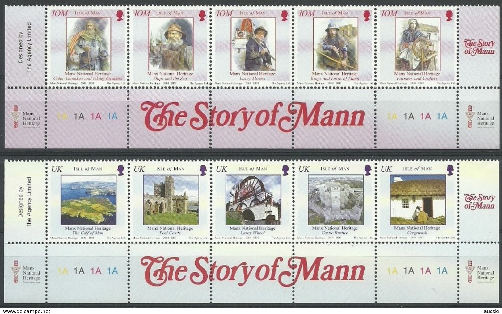 Ile De Man 2004 Yvertn° 1172-1181 *** MNH Cote 14,00 Euro National Heritage Patrimoine De Man - Man (Ile De)