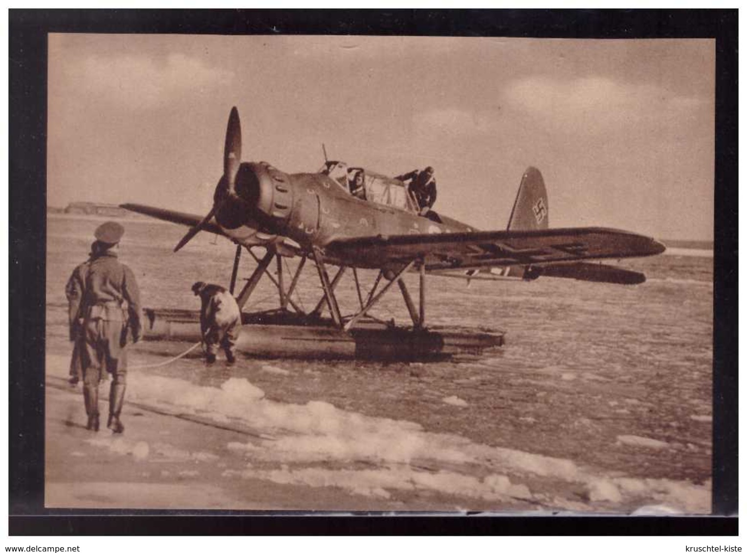 DT- Reich (008998) Propagandakarte Bord Und Küstenaufklärer Vom Baumuster Ar196 Eines Dieser Flugzeuge, Ungebraucht - Briefe U. Dokumente