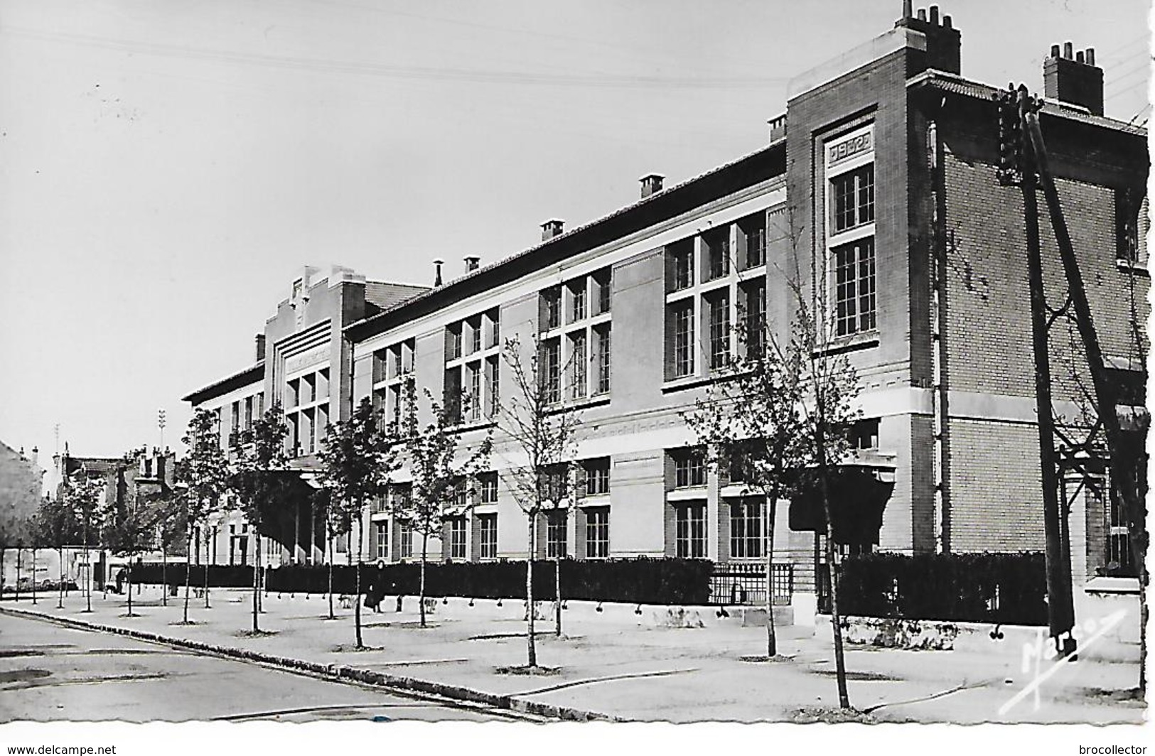 CRETEIL ( 94 ) - Ecole De Garçons  ( C.P.S.M. , Pt - Ft ) - Creteil