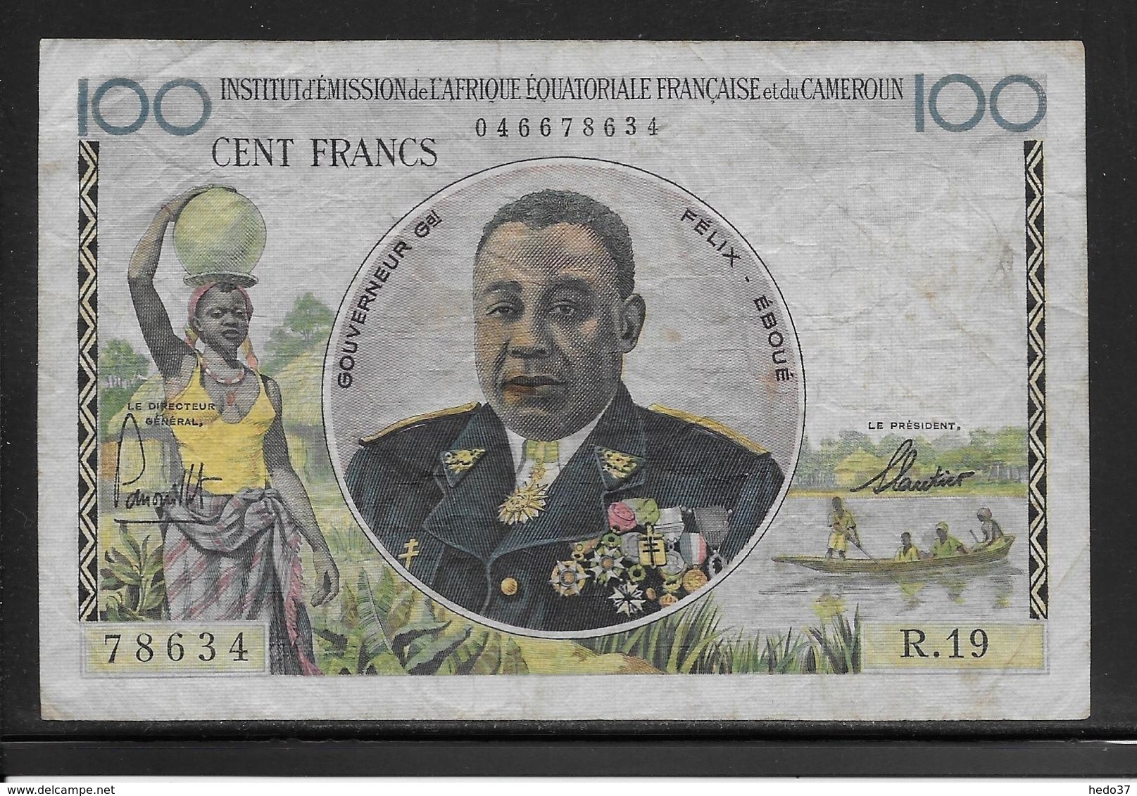 A.E.F. - 100 Francs - Pick N°32 - TB - Altri – Africa