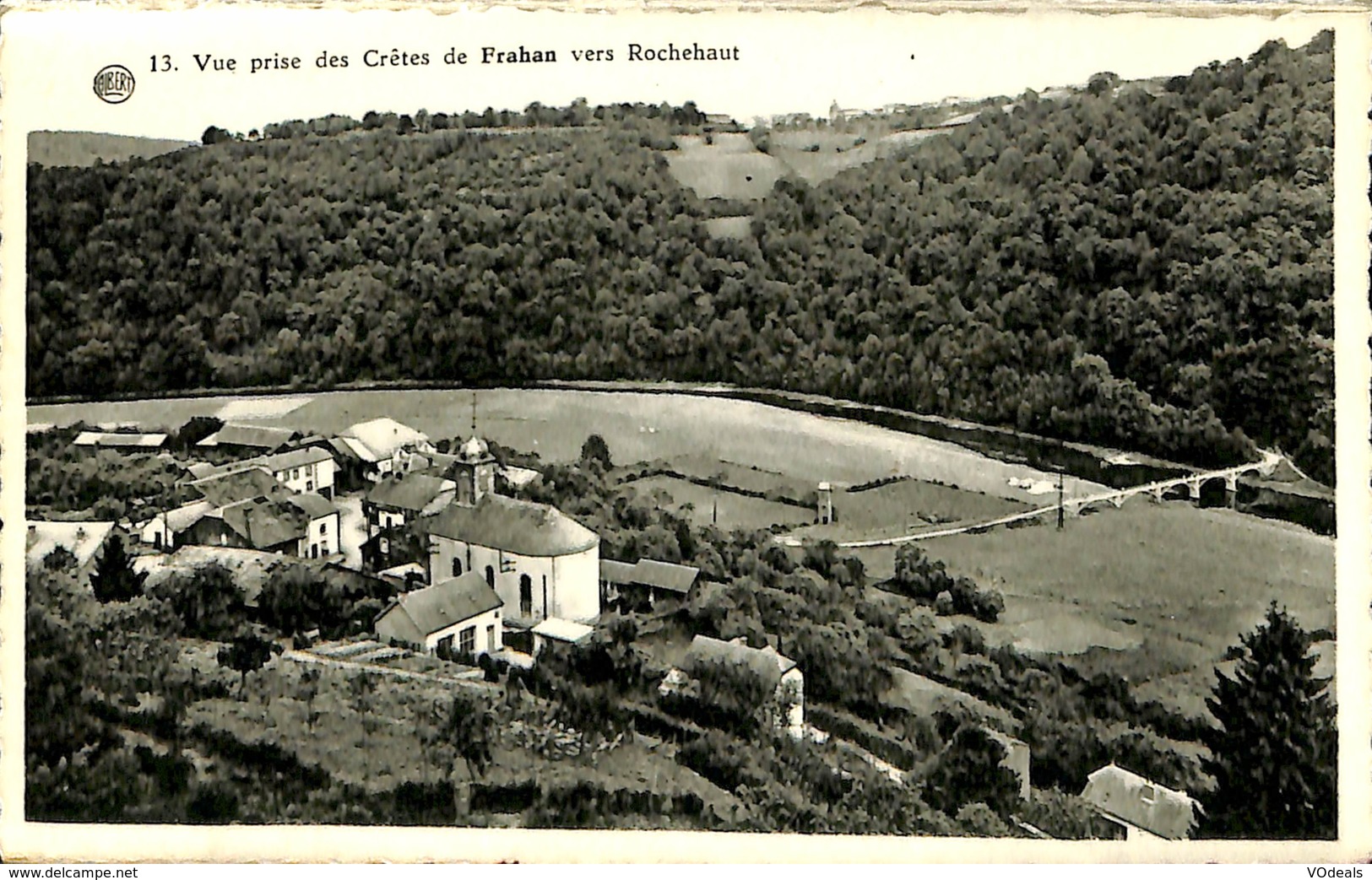 CPSM - Belgique - Point De Vue Des Crêtes De Frahan Vers Rochehaut - Bouillon