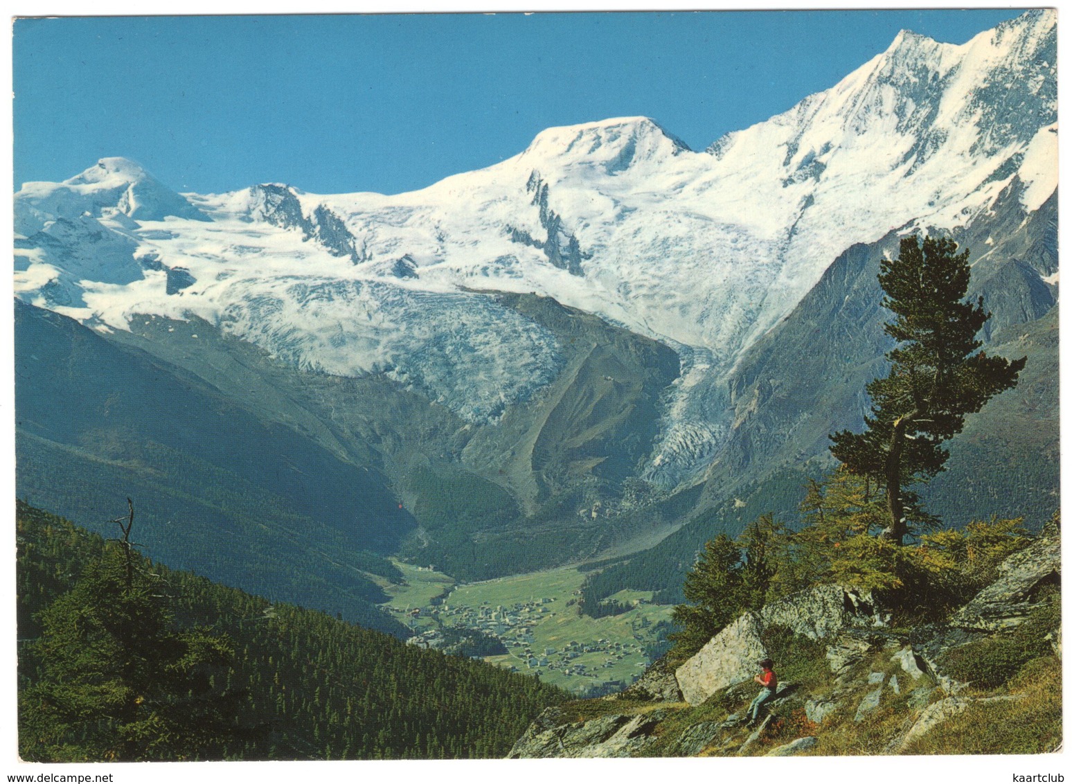 Saas-Fee 1800 M - Allalinhorn, Alphubel, Täschhorn - Wallis - (Schweiz/Suisse) - Täsch