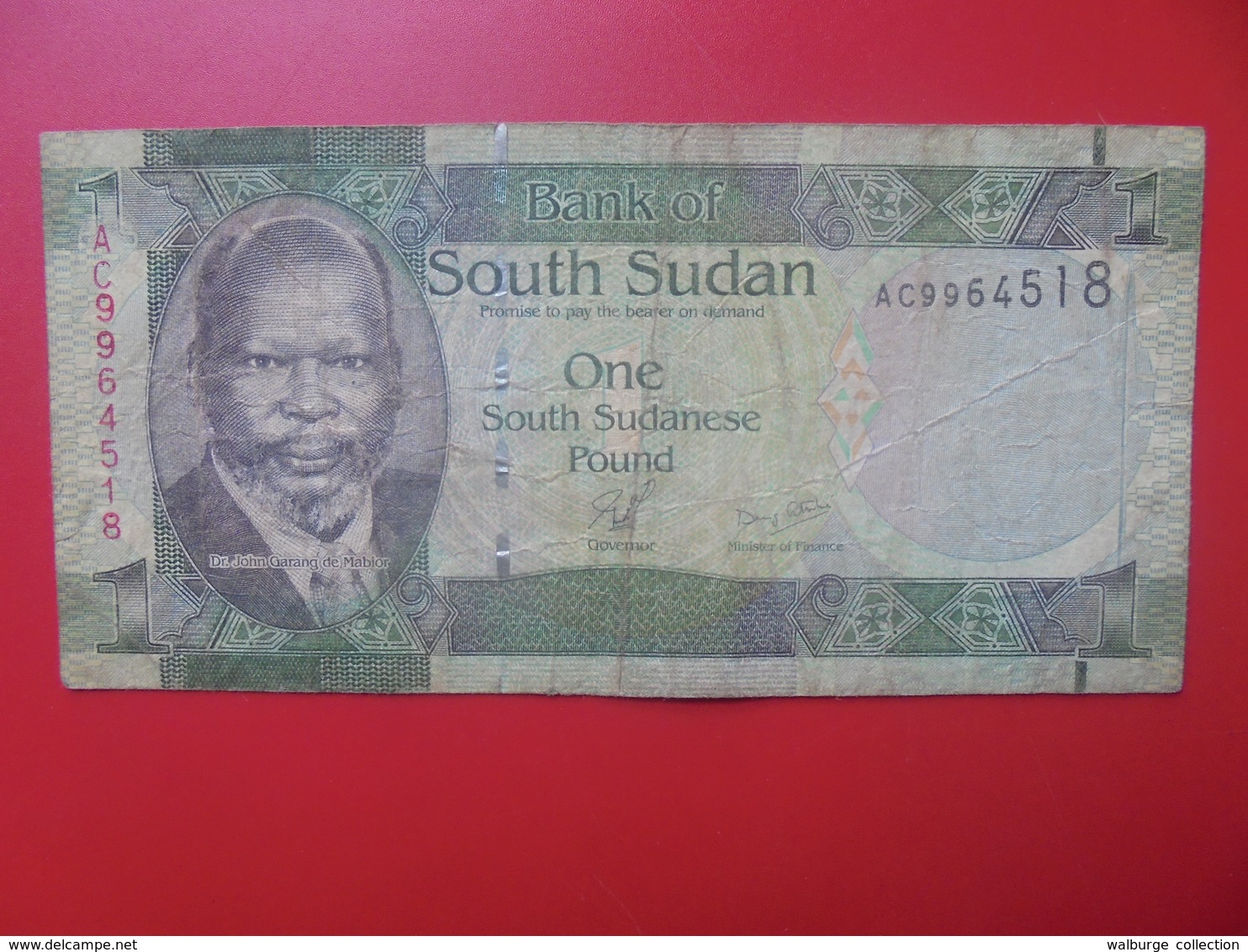 SOUDAN(SUD) ONE POUND 2011 CIRCULER (B.5) - South Sudan