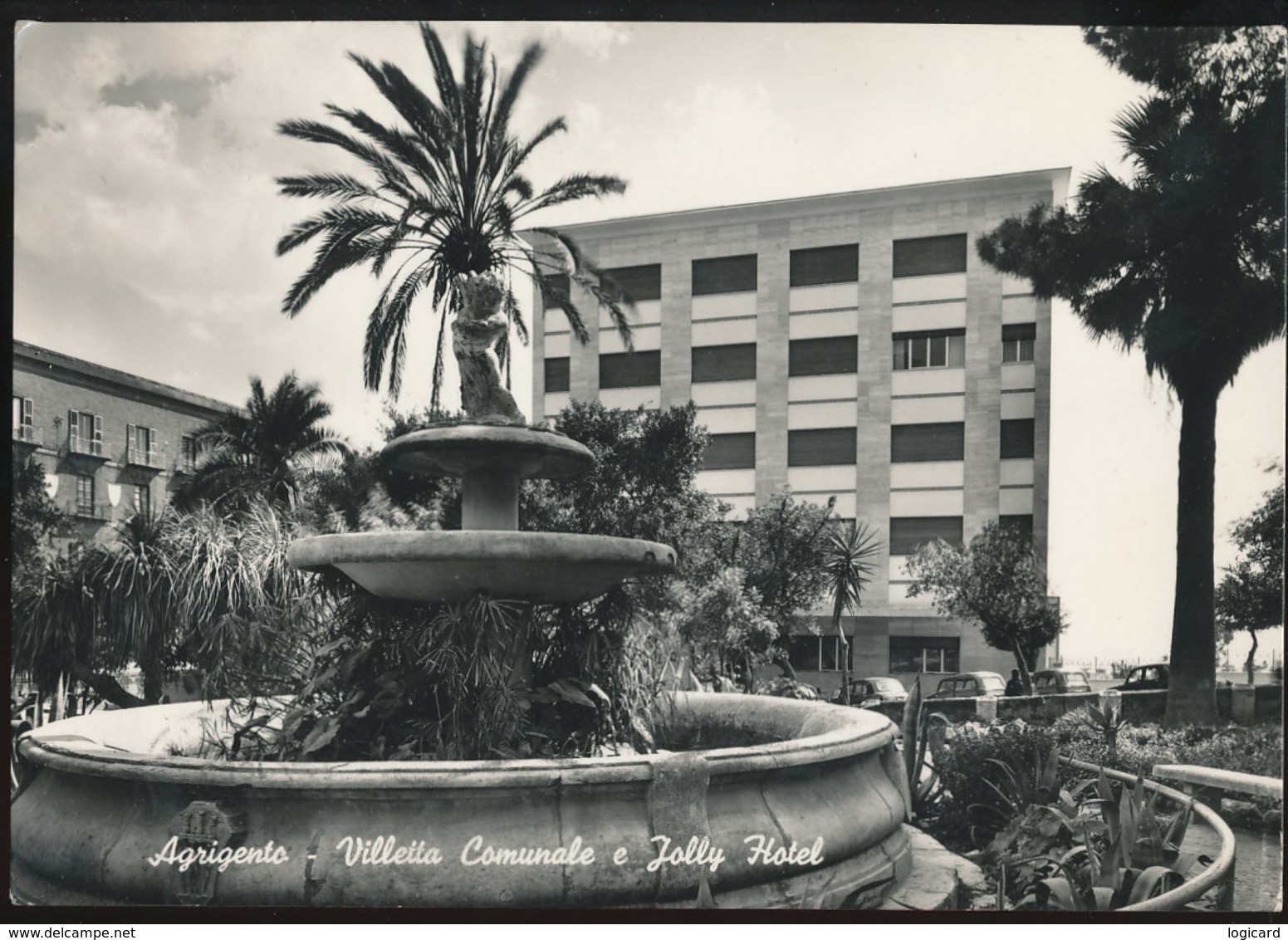 AGRIGENTO - VILLETTA COMUNALE E JOLLY HOTEL 1963 - Agrigento