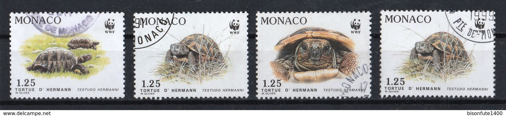 Monaco 1990 à 1991 : Timbres Yvert & Tellier N° 1708 - 1709 - 1773 - 1787 - 1788 - 1805 - 1806 - 1807 Et 1808 Oblitérés. - Usados