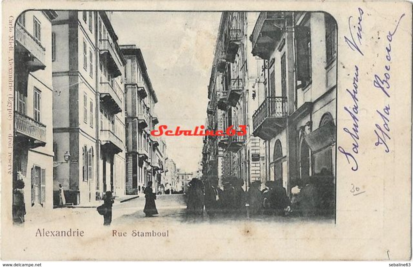 Alexandrie - Rue Stamboul - 1903 - Alexandrie