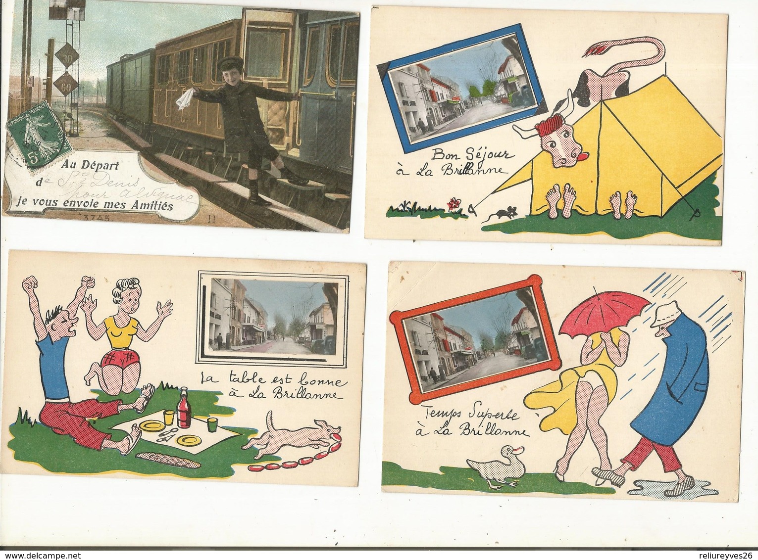 CPA ,Lot De 28 Cartes Souvenirs  ,1910-1960 - Cartes Géographiques