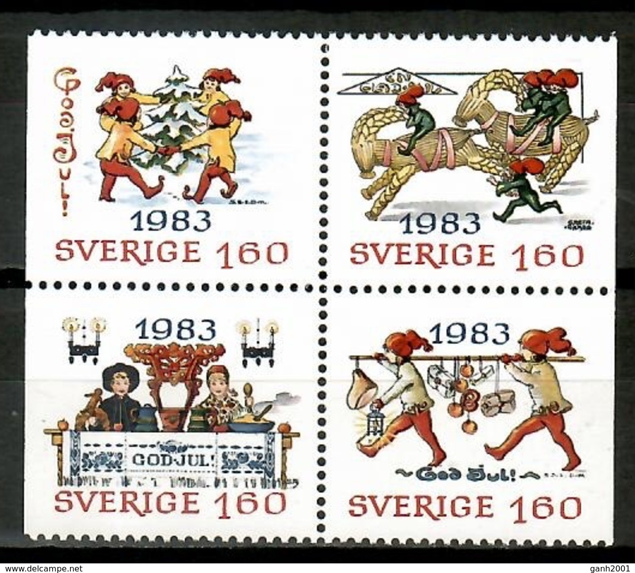 Sweden 1983 Suecia / Christmas MNH Nöel Navidad Weihnachten / Cu15633  36-21 - Navidad