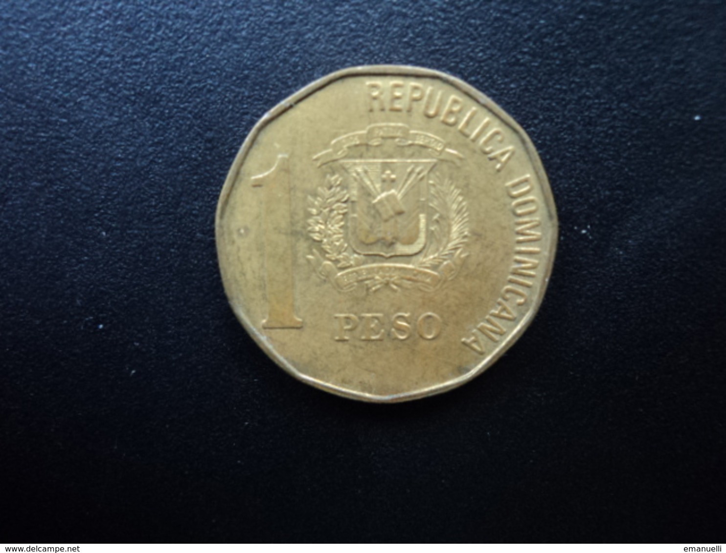 RÉPUBLIQUE DOMINICAINE : 1 PESO   1991    KM 80.1      SUP * - Dominicana