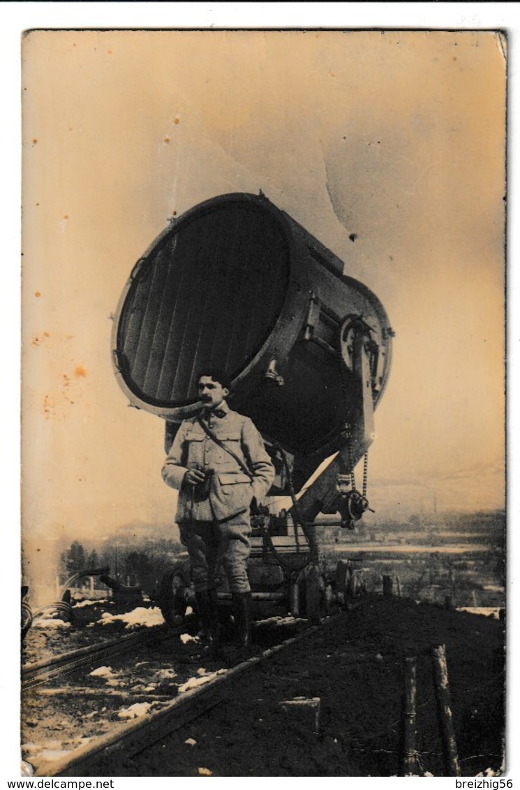 Guerrre 1914-1918  Carte-photo (projecteur Anti Aerien ?) - Oorlog 1914-18