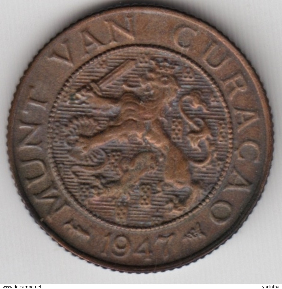 @Y@    Curacao  1  Cent  1947   ( 4578 ) - Curaçao