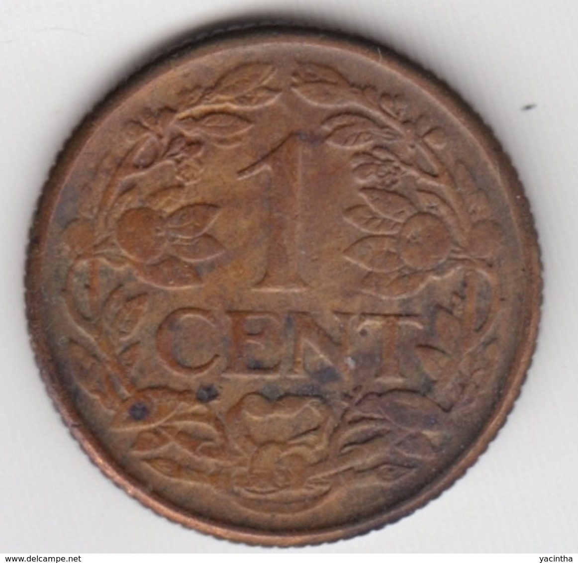 @Y@    Nederlandse Antillen  1  Cent  1952   ( 4580 ) - Netherlands Antilles