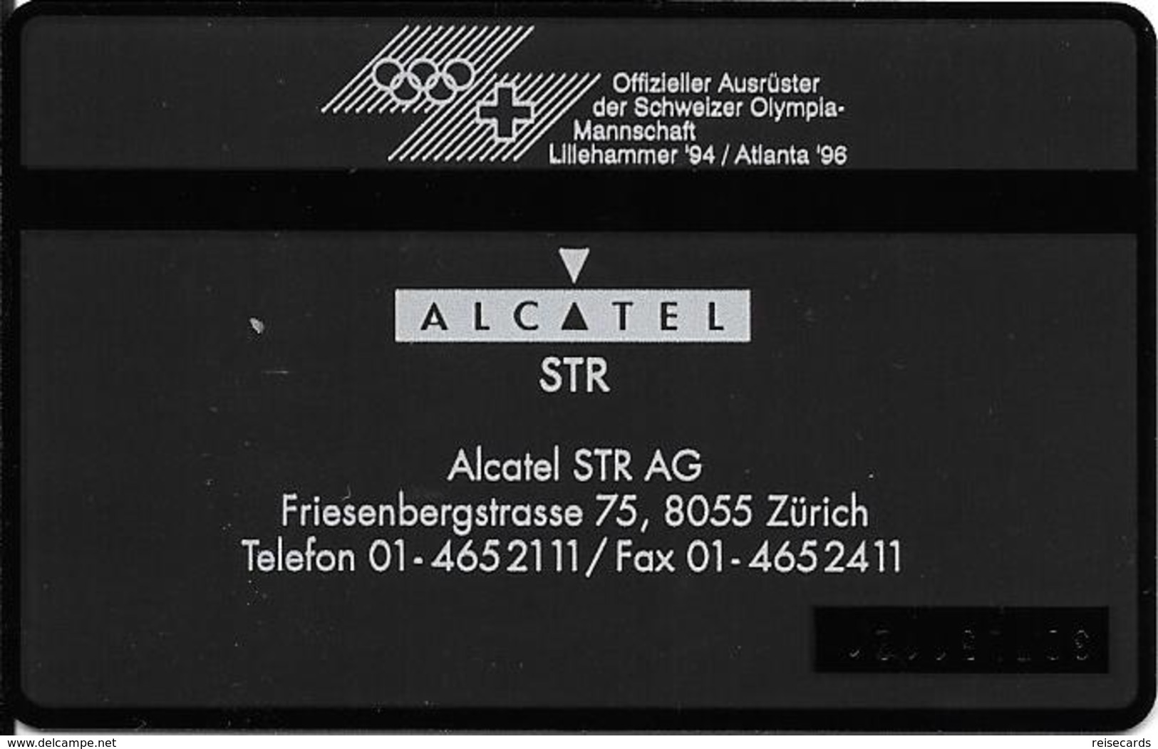 Switzerland: PTT KP-93/70D 307L Alcatel STR - Schweiz