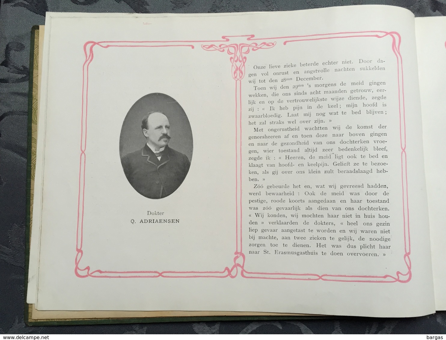 CURIOSA 1902 Gedenkboek Communie De Gijger Te Borgerhout Anvers Kapel Der Zuster Onze Lieve Vrouw Art Nouveau 156paginas - Anciens