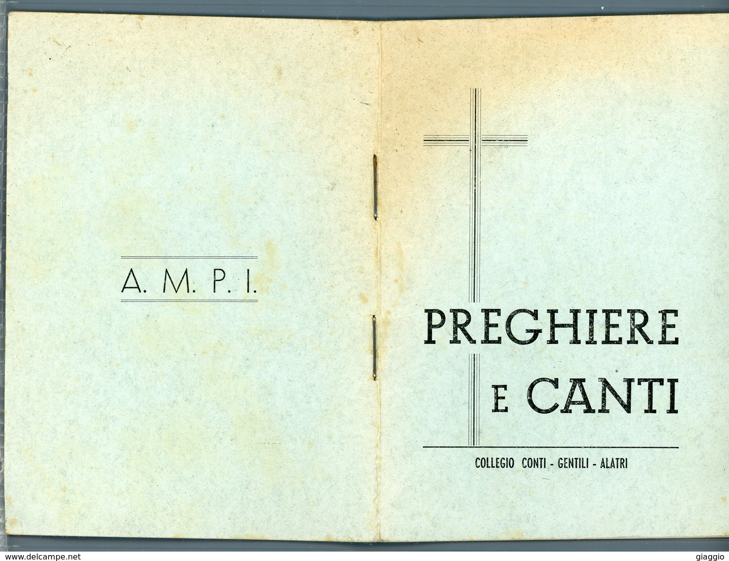 °°° Libretto N. 5427 - Volume Di 34 Pagine Preghiere E Canti Collegio Conti - Gentili Alatri °°° - Religione