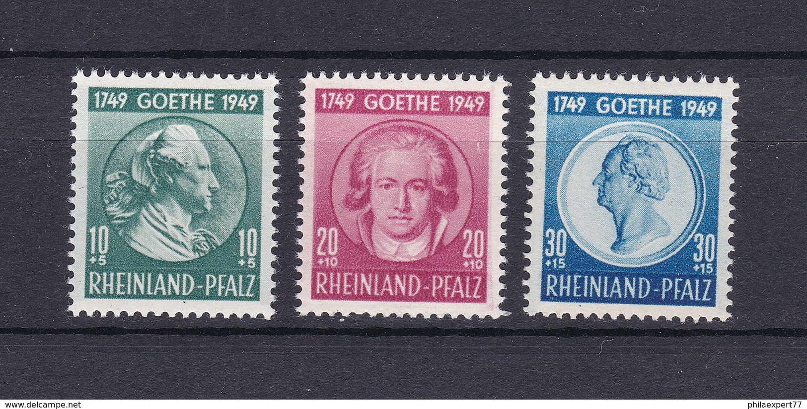 Franz. Zone - Württemberg - 1949 - Michel Nr. 44/46 - Postfrisch - 32 Euro - Sonstige & Ohne Zuordnung