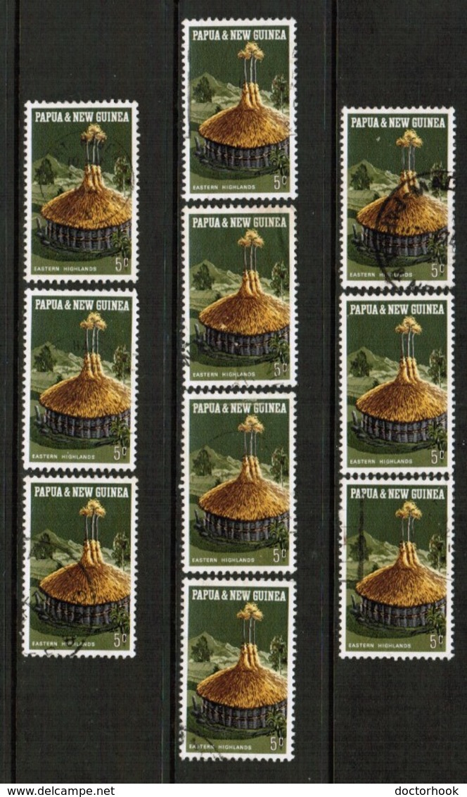 PAPUA NEW GUINEA  Scott # 319 USED WHOLESALE LOT OF 10 (WH-404) - Lots & Kiloware (mixtures) - Max. 999 Stamps