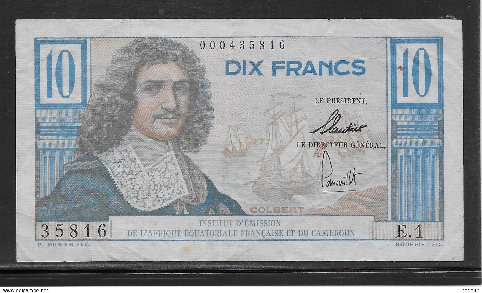 Caisse Centrale De La France D'Outre-Mer - A.E.F. - 10 Francs - Pick N°21 - TTB - Altri – Oceania