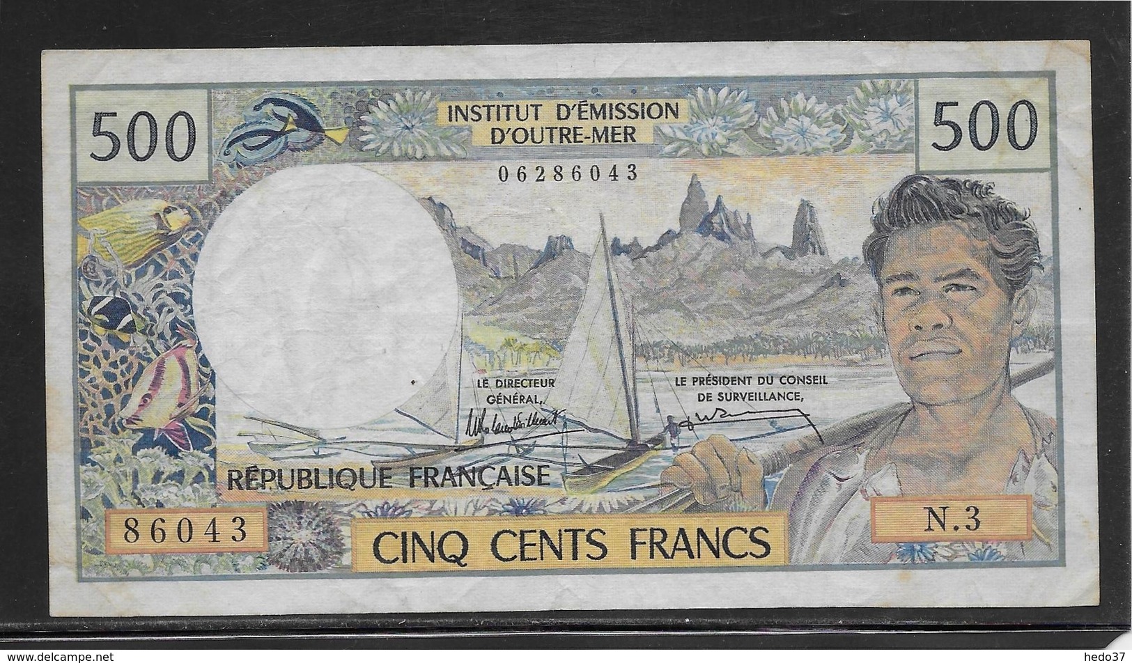 Territoires Du Pacifique - Tahiti - 500 Francs - Pick N°25d - TTB - Andere - Oceanië