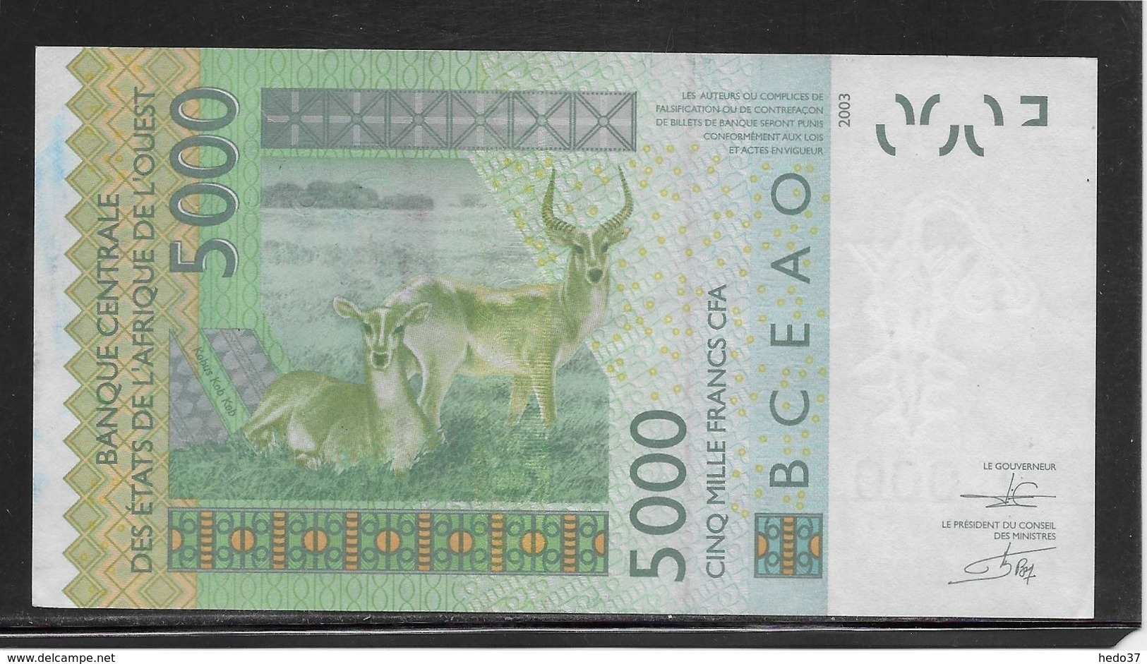 Togo - 5000 Francs - Pick N°817T - SPL - Togo