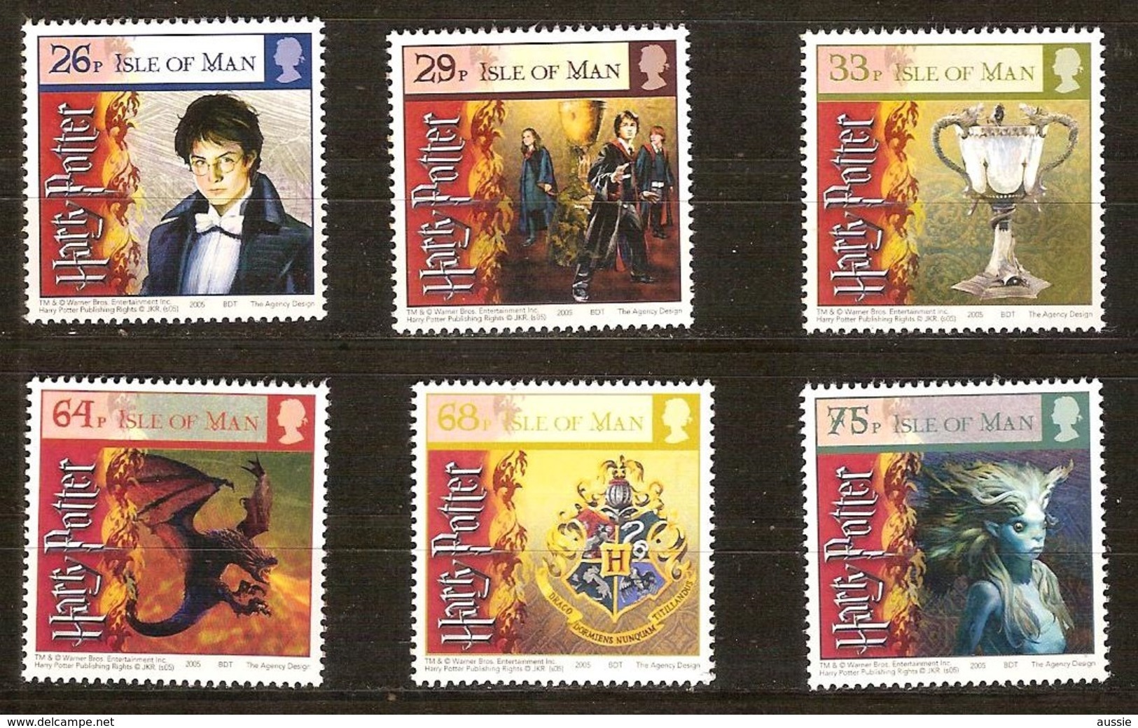 Île De Man 2005 Yvertn° 1275-1280 *** MNH Cote 16,00 Euro Harry Potter - Isla De Man