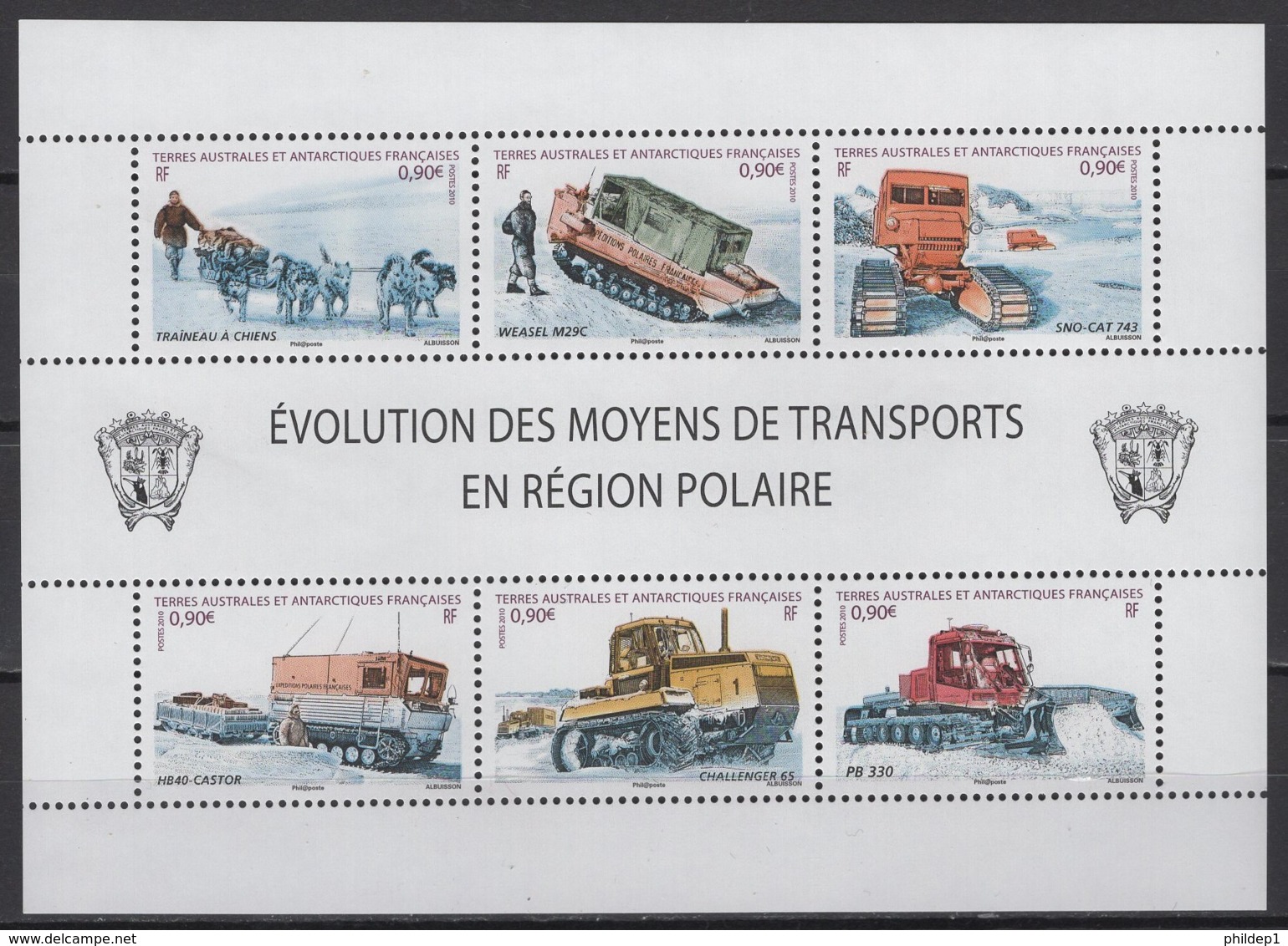 T.A.A.F. 2010. N° Y&T N° 560/65  **, MNH, Fraîcheur Postale, TTB !!. - Ungebraucht