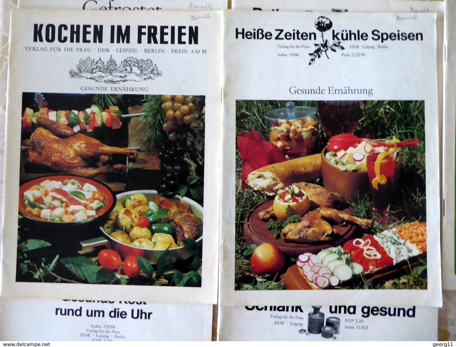 7 X Verlag Für Die Frau - DDR Zeitschriften Kochen - Gesunde Ernährung - Food & Drinks