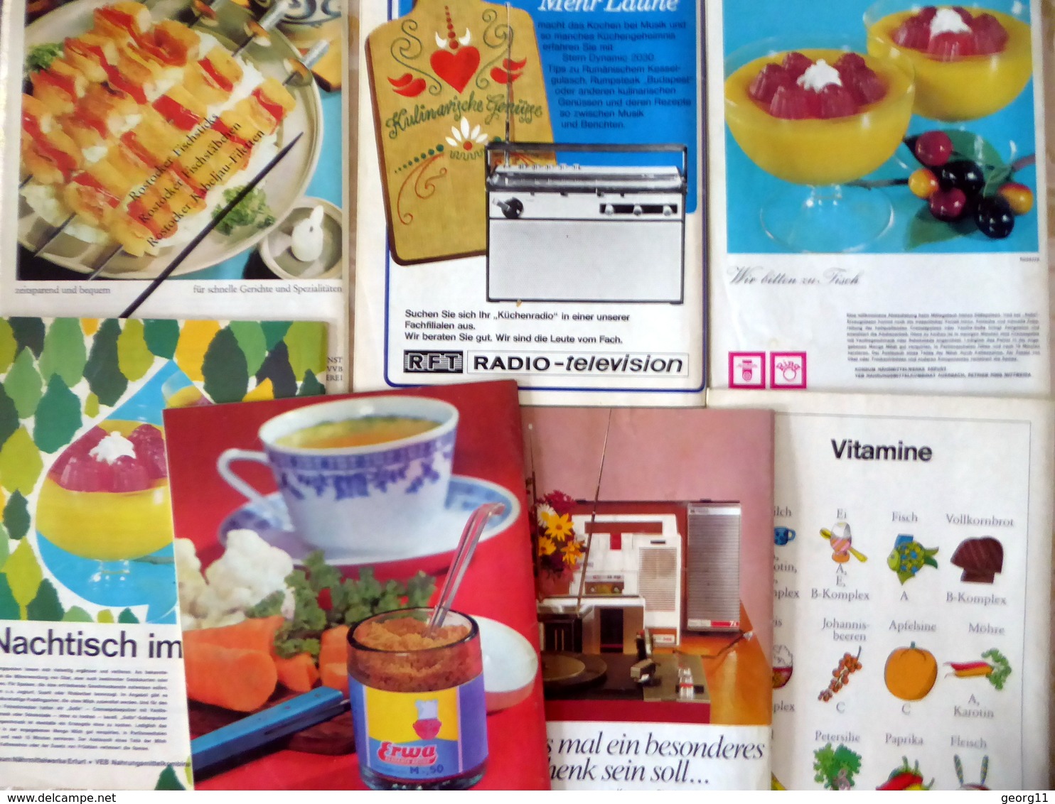 7 x Verlag für die Frau - DDR Zeitschriften Kochen - Gesunde Ernährung