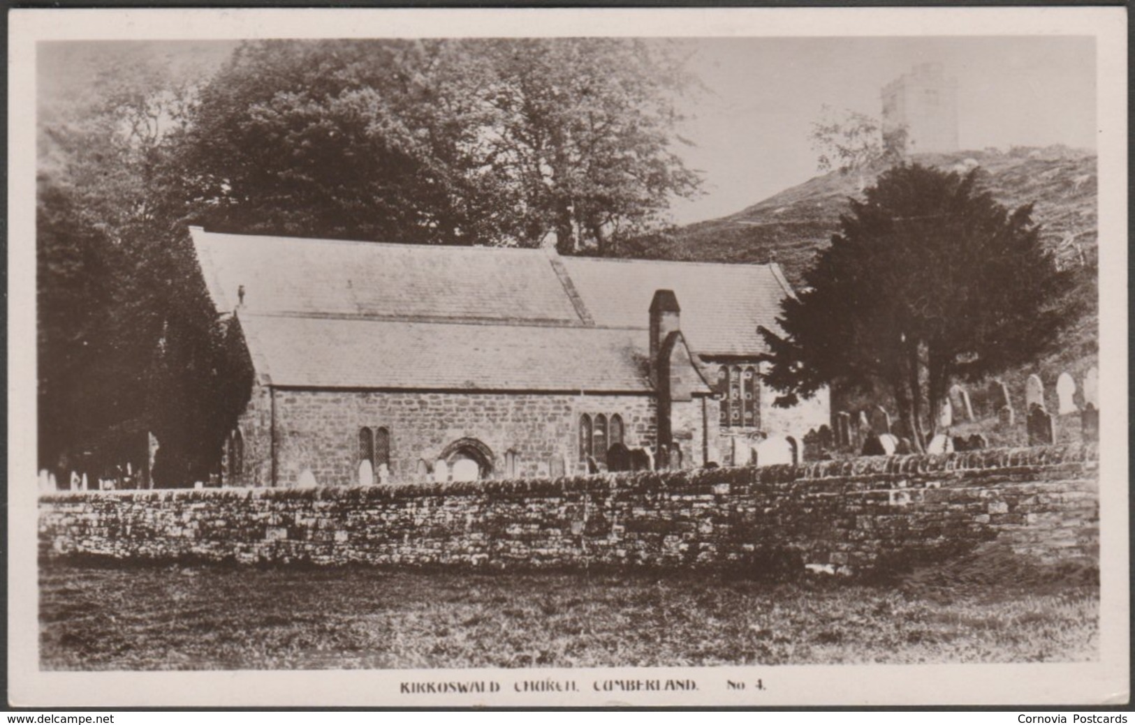 Kirkoswald Church, Cumberland, 1918 - EBC RP Postcard - Other & Unclassified